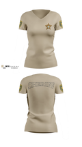 Lincoln County Sheriffs office Women's Short Sleeve V-neck Shirt - 3