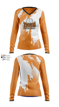 Tigers 22300534 Women's Long Sleeve V-neck Shirt - 1