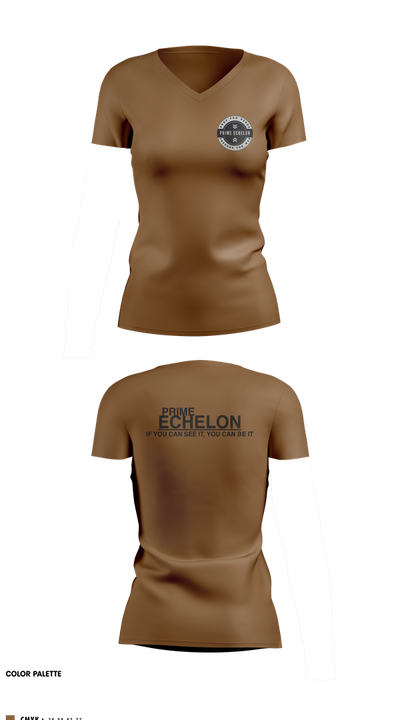 Prime Echelon 30866981 Women's Short Sleeve V-neck Shirt - 1