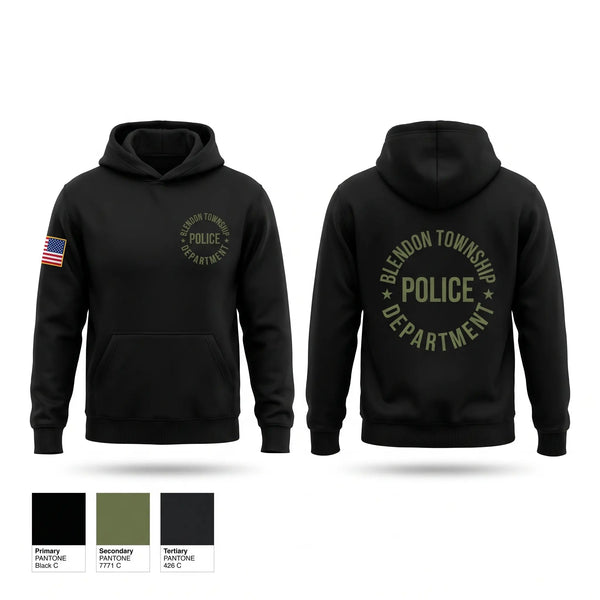 Hoodie, Blendon Township Police Department, Police, Teamtime, Team time, sublimation, custom sports apparel, team uniforms, spirit wear, spiritwear, sports uniforms, custom shirts, team store, custom team store, fundraiser sports, apparel fundraiser