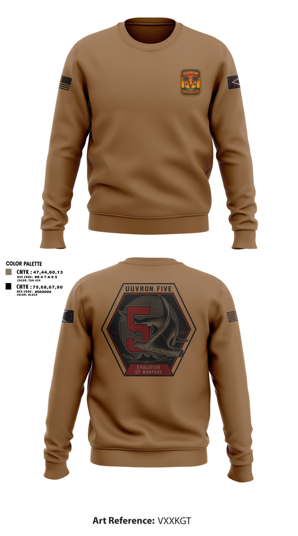 Crew Neck Sweatshirt, UUVRON 5, Navy, Teamtime, Team time, sublimation, custom sports apparel, team uniforms, spirit wear, spiritwear, sports uniforms, custom shirts, team store, custom team store, fundraiser sports, apparel fundraiser