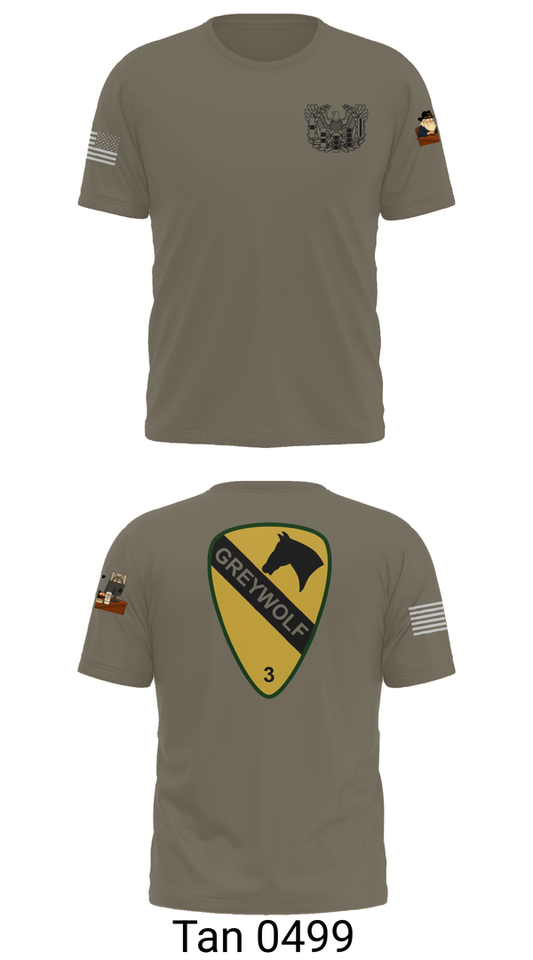 Short Sleeve Performance Shirt, 1st cav Div 3abct, , Teamtime, Team time, sublimation, custom sports apparel, team uniforms, spirit wear, spiritwear, sports uniforms, custom shirts, team store, custom team store, fundraiser sports, apparel fundraiser