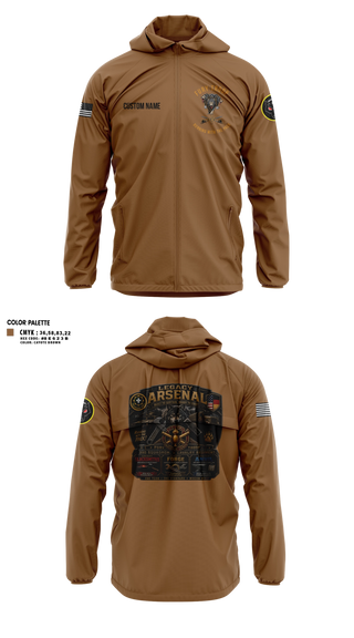 Windbreaker, Legacy 3/2 Fury Troop, Army, Teamtime, Team time, sublimation, custom sports apparel, team uniforms, spirit wear, spiritwear, sports uniforms, custom shirts, team store, custom team store, fundraiser sports, apparel fundraiser