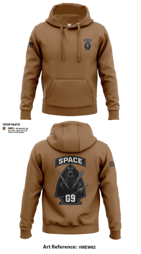 Hoodie, 1st Special Forces CMD, Army, Teamtime, Team time, sublimation, custom sports apparel, team uniforms, spirit wear, spiritwear, sports uniforms, custom shirts, team store, custom team store, fundraiser sports, apparel fundraiser