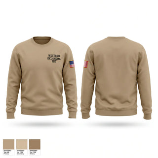 Crew Neck Sweatshirt, Western Oklahoma SRT, Police, Teamtime, Team time, sublimation, custom sports apparel, team uniforms, spirit wear, spiritwear, sports uniforms, custom shirts, team store, custom team store, fundraiser sports, apparel fundraiser