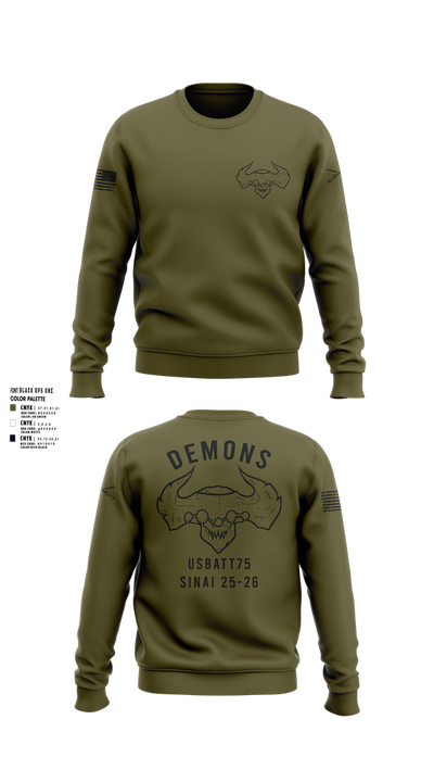 D-co 1-173 1st PLT 21707441 Crew Neck Sweatshirt - 110