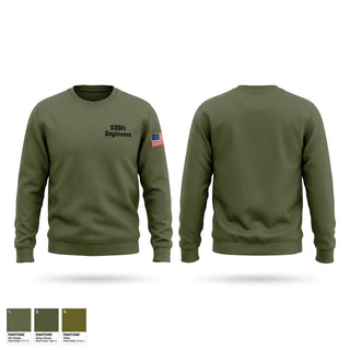 Crew Neck Sweatshirt, 535th Engineers, Army, Teamtime, Team time, sublimation, custom sports apparel, team uniforms, spirit wear, spiritwear, sports uniforms, custom shirts, team store, custom team store, fundraiser sports, apparel fundraiser