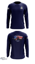D2 Violent Crime Reduction Team  Long Sleeve Performance Shirt - 2