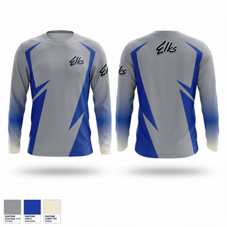 Long Sleeve Performance Shirt, Vermont Elks Association, , Teamtime, Team time, sublimation, custom sports apparel, team uniforms, spirit wear, spiritwear, sports uniforms, custom shirts, team store, custom team store, fundraiser sports, apparel fundraiser