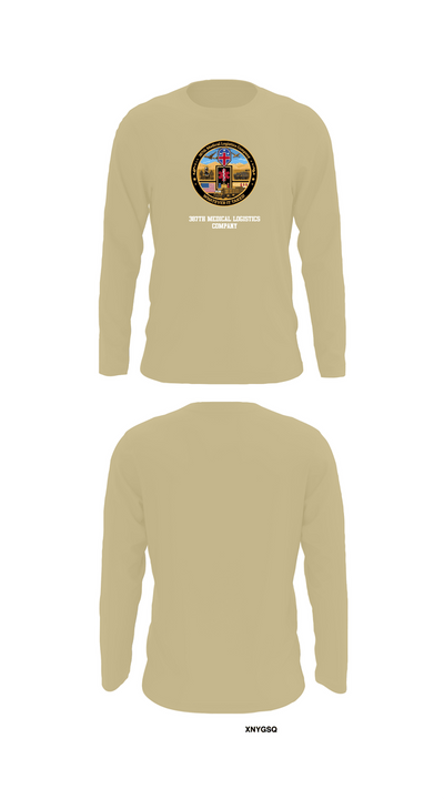 387th Medical Logistics Company 26711800 Long Sleeve Performance Shirt 92