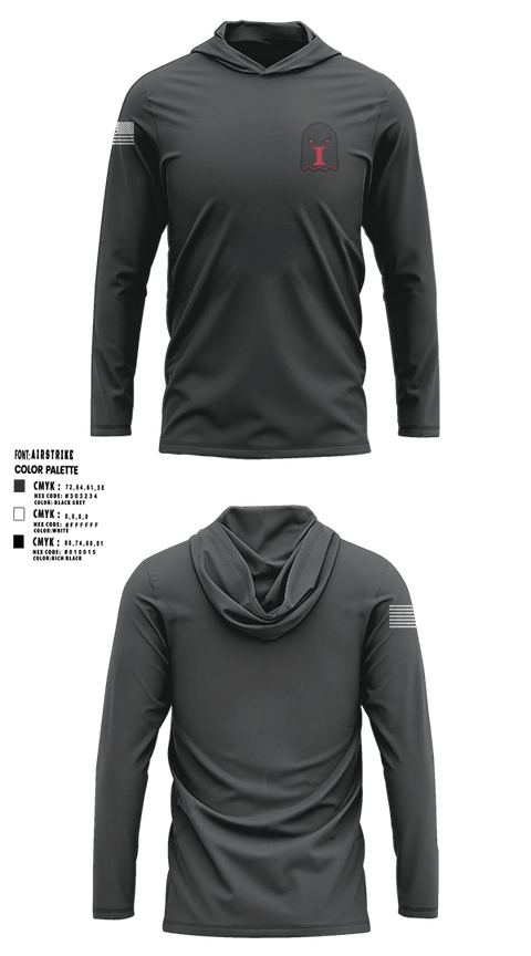SAV I Low Pro 96515929 Long Sleeve Performance Shirt with hood  1, SAV I Low Pro, Police, Teamtime, Team time, sublimation, custom sports apparel, team uniforms, spirit wear, spiritwear, sports uniforms, custom shirts, team store, custom team store, fundraiser sports, apparel fundraiser
