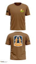 335th Signal Command (Theater) Old School Cotton Feel Shirt - 4