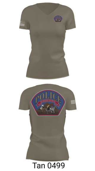 Womens Short Sleeve Vneck Shirt, Ruidoso Downs Police, Police, Teamtime, Team time, sublimation, custom sports apparel, team uniforms, spirit wear, spiritwear, sports uniforms, custom shirts, team store, custom team store, fundraiser sports, apparel fundraiser