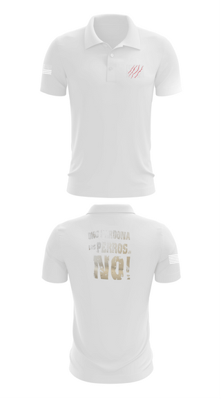 Short Sleeve Performance Polo, PERROS DEL MAL, Men's Soccer, Teamtime, Team time, sublimation, custom sports apparel, team uniforms, spirit wear, spiritwear, sports uniforms, custom shirts, team store, custom team store, fundraiser sports, apparel fundraiser