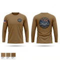 USS Michigan TorpedoMan Long Sleeve Performance Shirt - 1