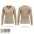 Warren County Sheriff’s Office K-9 Women's Long Sleeve V-neck Shirt - 1