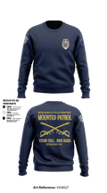 Metro Nashville Police Department Horse Mounted Unit Crew Neck Sweatshirt - 1