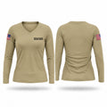 Macon County Sheriff’s Office Women's Long Sleeve V-neck Shirt - 1