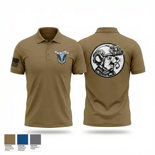 Short Sleeve Performance Polo, Easy Troop, 2/11 ACR, Army, Teamtime, Team time, sublimation, custom sports apparel, team uniforms, spirit wear, spiritwear, sports uniforms, custom shirts, team store, custom team store, fundraiser sports, apparel fundraiser