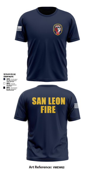 Soft Poly Tee Cotton Like Feel, San Leon Volunteer Fire Department, Fire Department, Teamtime, Team time, sublimation, custom sports apparel, team uniforms, spirit wear, spiritwear, sports uniforms, custom shirts, team store, custom team store, fundraiser sports, apparel fundraiser