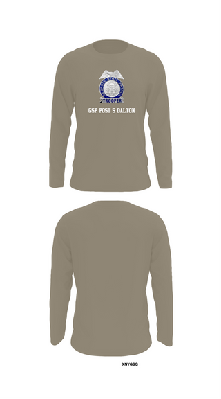 Long Sleeve Performance Shirt, GSP POST 5 DALTON, Police, Teamtime, Team time, sublimation, custom sports apparel, team uniforms, spirit wear, spiritwear, sports uniforms, custom shirts, team store, custom team store, fundraiser sports, apparel fundraiser