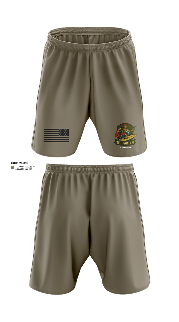 Athletic Shorts With Pockets, Task Force Spartan, , Teamtime, Team time, sublimation, custom sports apparel, team uniforms, spirit wear, spiritwear, sports uniforms, custom shirts, team store, custom team store, fundraiser sports, apparel fundraiser