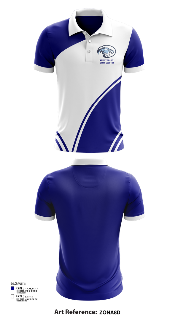 Short Sleeve Performance Polo, Wesley Chapel Cross Country, Cross Country, Teamtime, Team time, sublimation, custom sports apparel, team uniforms, spirit wear, spiritwear, sports uniforms, custom shirts, team store, custom team store, fundraiser sports, apparel fundraiser
