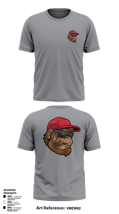 Monkey Business Motorcycke Hauling 24871532 Soft Poly Tee Cotton Like Feel - 5