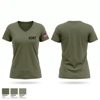 Womens Short Sleeve Vneck Shirt, SORT, Police, Teamtime, Team time, sublimation, custom sports apparel, team uniforms, spirit wear, spiritwear, sports uniforms, custom shirts, team store, custom team store, fundraiser sports, apparel fundraiser