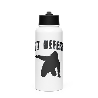 308 Defense 2975574 Stainless Steel Water Bottle with a Straw Lid