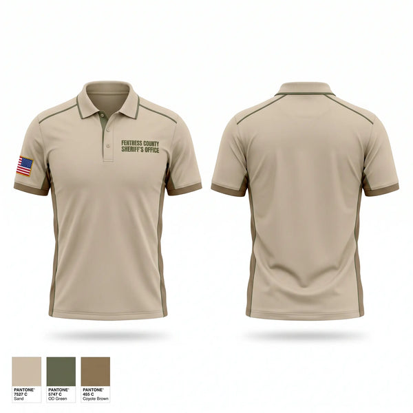 Short Sleeve Performance Polo, Fentress County Sheriff’s Office, Police, Teamtime, Team time, sublimation, custom sports apparel, team uniforms, spirit wear, spiritwear, sports uniforms, custom shirts, team store, custom team store, fundraiser sports, apparel fundraiser