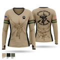 3rd SFG(A) MPC 42168346 Women's Long Sleeve V-neck Shirt - 1