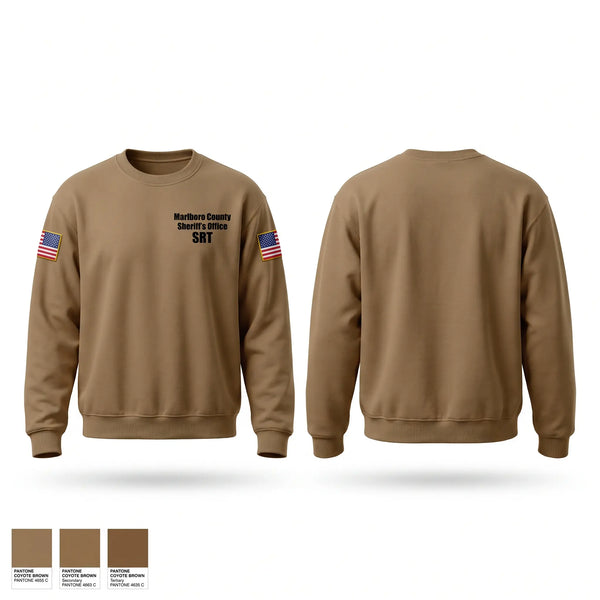 Crew Neck Sweatshirt, Marlboro County Sheriff's Office SRT, Police, Teamtime, Team time, sublimation, custom sports apparel, team uniforms, spirit wear, spiritwear, sports uniforms, custom shirts, team store, custom team store, fundraiser sports, apparel fundraiser