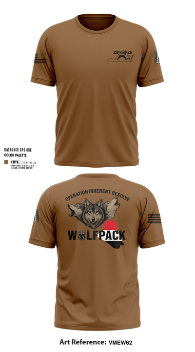 229TH MP CO 51542433 Short Sleeve Performance Shirt - 100
