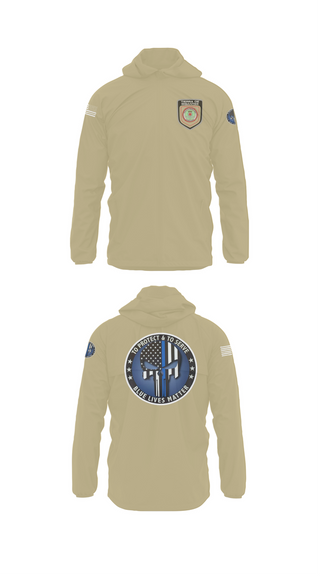 Windbreaker, Policía Municipal de Carolina, , Teamtime, Team time, sublimation, custom sports apparel, team uniforms, spirit wear, spiritwear, sports uniforms, custom shirts, team store, custom team store, fundraiser sports, apparel fundraiser