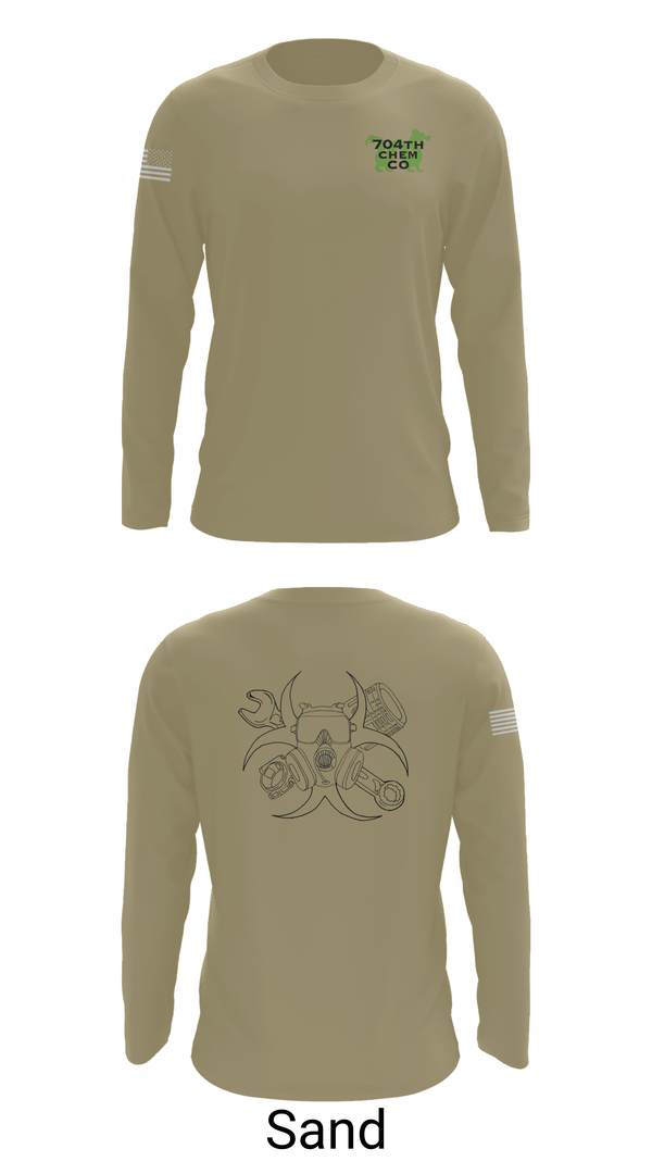 Long Sleeve Performance Shirt, 704th Chem Co, , Teamtime, Team time, sublimation, custom sports apparel, team uniforms, spirit wear, spiritwear, sports uniforms, custom shirts, team store, custom team store, fundraiser sports, apparel fundraiser