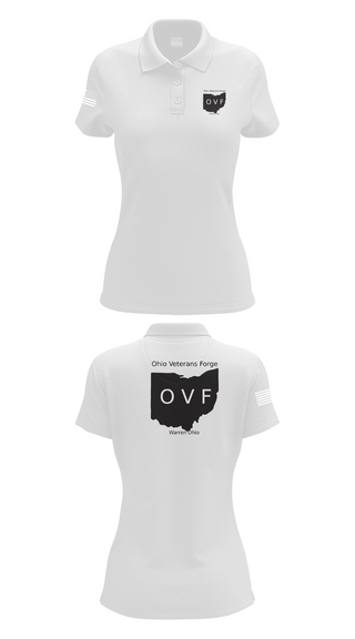 Womens Short Sleeve Performance Polo, ohio veterans forge, , Teamtime, Team time, sublimation, custom sports apparel, team uniforms, spirit wear, spiritwear, sports uniforms, custom shirts, team store, custom team store, fundraiser sports, apparel fundraiser