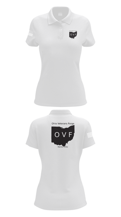 ohio veterans forge 5039387 Women's Short Sleeve Performance Polo  - 17