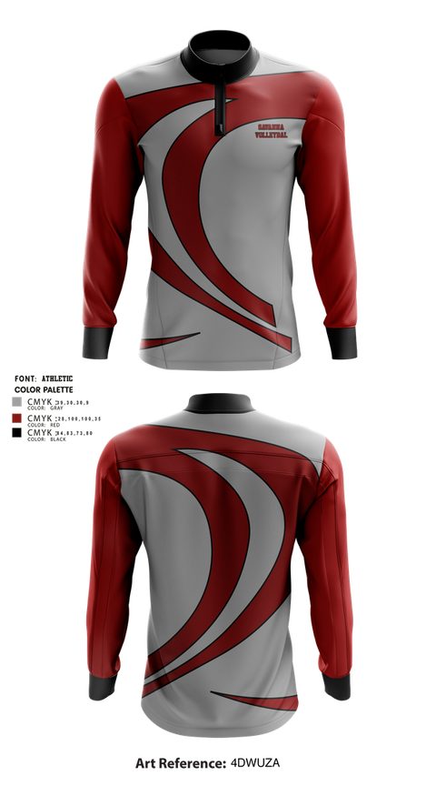 Quarter Zip Jacket, Savanna, Men's Volleyball, Teamtime, Team time, sublimation, custom sports apparel, team uniforms, spirit wear, spiritwear, sports uniforms, custom shirts, team store, custom team store, fundraiser sports, apparel fundraiser