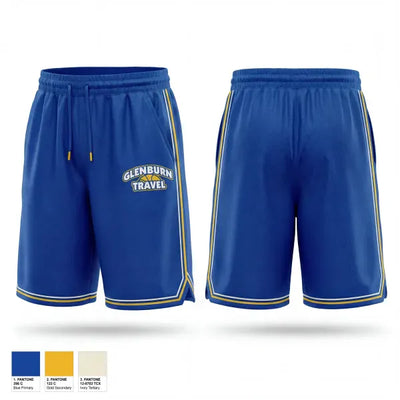 Glenburn travel 97973377 Mens Reversible Basketball Shorts - 1