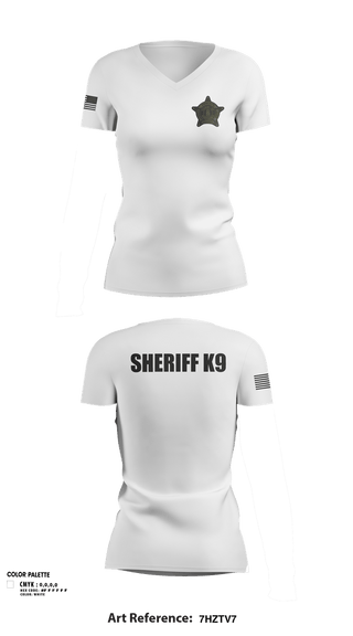 Womens Short Sleeve Vneck Shirt, HCSO 2025, Police, Teamtime, Team time, sublimation, custom sports apparel, team uniforms, spirit wear, spiritwear, sports uniforms, custom shirts, team store, custom team store, fundraiser sports, apparel fundraiser