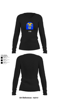 D CO Women's Long Sleeve V-neck Shirt - 22