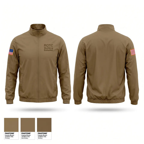 Windbreaker, ROTC Mustang Battalion, Army, Teamtime, Team time, sublimation, custom sports apparel, team uniforms, spirit wear, spiritwear, sports uniforms, custom shirts, team store, custom team store, fundraiser sports, apparel fundraiser