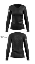 Windsor PD Traffic Unit 15441885 Women's Long Sleeve V-neck Shirt - 4