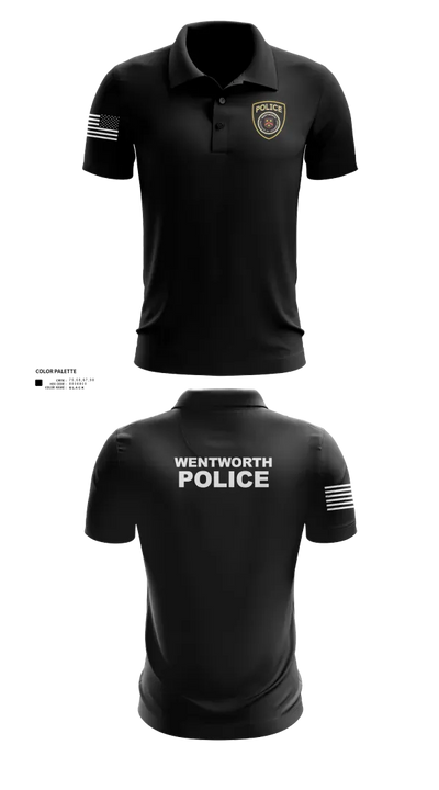 Wentworth Police Department 26377299 Short Sleeve Performance Polo - 21