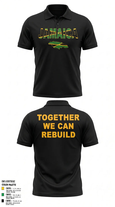Jamaican Olympic Ice Hockey Federation 18663712  Short Sleeve Performance Polo - 21