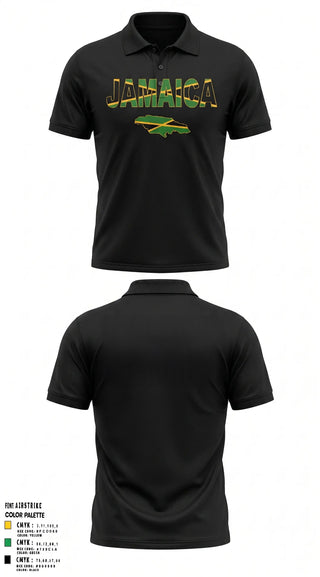 Jamaican Olympic Ice Hockey Federation 18663712  Short Sleeve Performance Polo - 21
