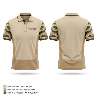 West Atlantic County Youth League Short Sleeve Performance Polo - 1