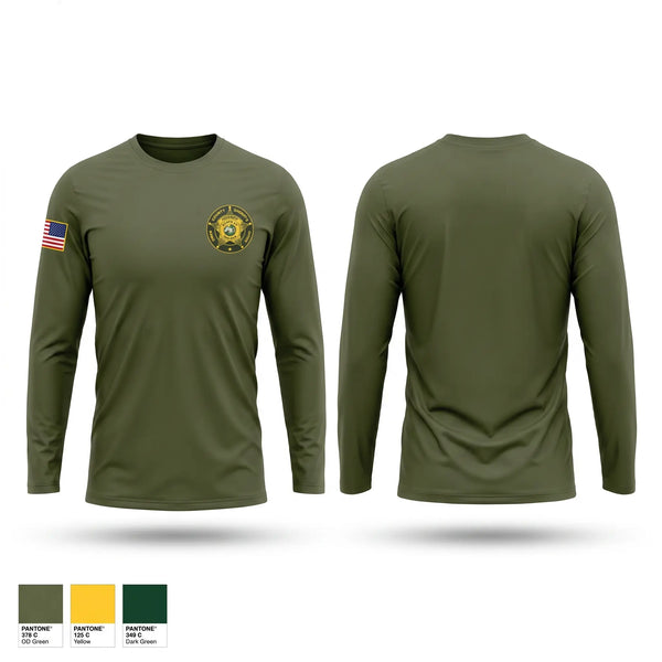 Long Sleeve Performance Shirt, Owen County Sheriff’s Office, Police, Teamtime, Team time, sublimation, custom sports apparel, team uniforms, spirit wear, spiritwear, sports uniforms, custom shirts, team store, custom team store, fundraiser sports, apparel fundraiser