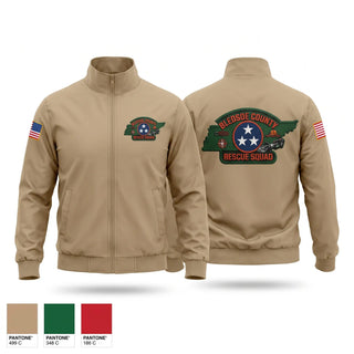 Windbreaker, Bledsoe County Rescue Squad, Fire Department, Teamtime, Team time, sublimation, custom sports apparel, team uniforms, spirit wear, spiritwear, sports uniforms, custom shirts, team store, custom team store, fundraiser sports, apparel fundraiser